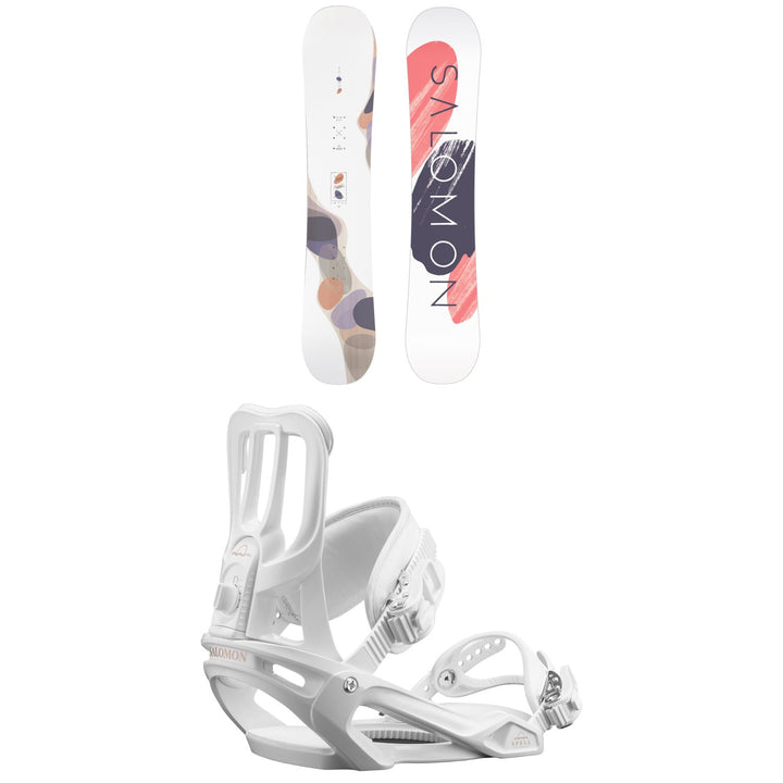 Salomon Lotus Snowboard + Spell Snowboard Bindings - Women's 2022