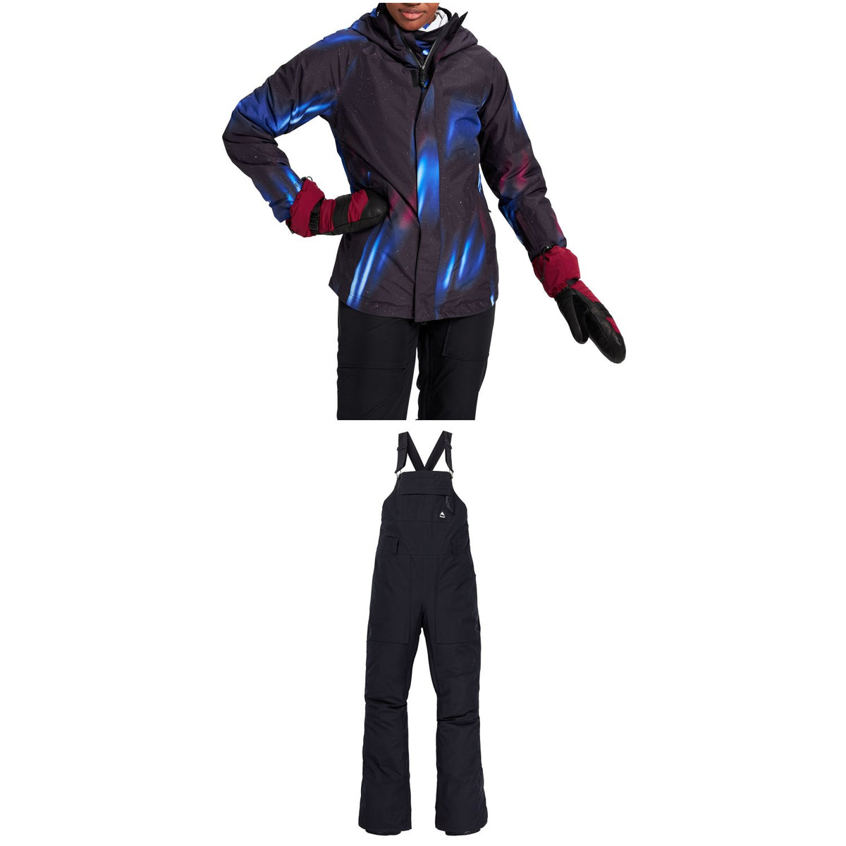 Burton GORE-TEX Powline Jacket + GORE-TEX Avalon Bib Pants - Women's 2022