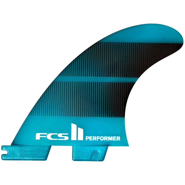 FCS II Performer Neo Glass Medium Tri Fin Set Pacific