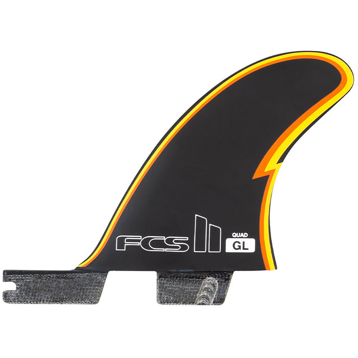 FCS II GL PC Medium Tri-Quad Fin Set Black