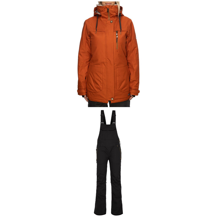 686 Spirit Insulated Jacket + Black Magic Insulated Bibs - Women's 2022