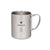 Snow Peak Insulated Stainless Steel Mug Silver