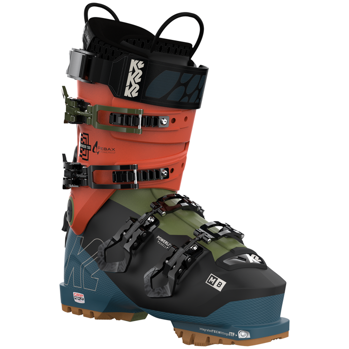 K2 Mindbender 130 LV Alpine Touring Ski Boots 2023 Black/Blue/Orange