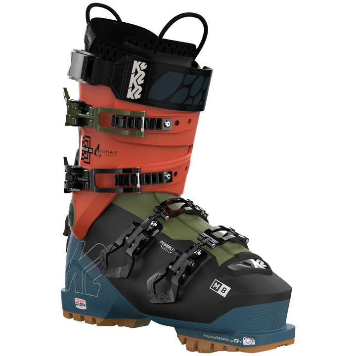 K2 Mindbender 130 LV Alpine Touring Ski Boots 2023 Black/Blue/Orange