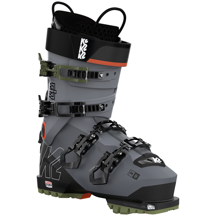 K2 Mindbender 100 MV Alpine Touring Ski Boots 2023 Gray/Blue