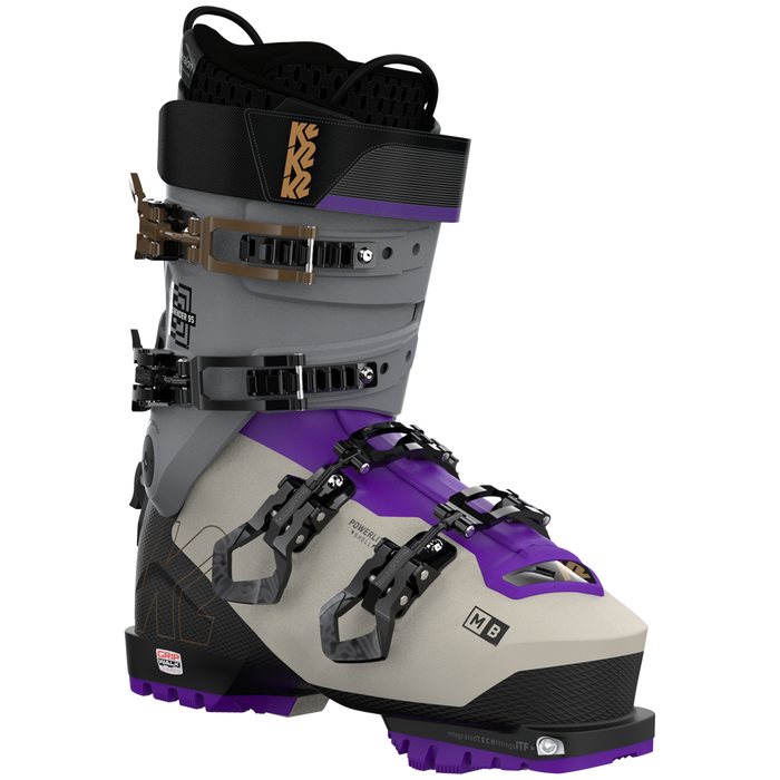 K2 Mindbender W 95 MV Alpine Touring Ski Boots - Women's 2023 Gray/Purple