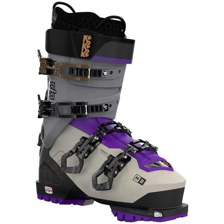 K2 Mindbender W 95 MV Alpine Touring Ski Boots - Women's 2023 Gray/Purple