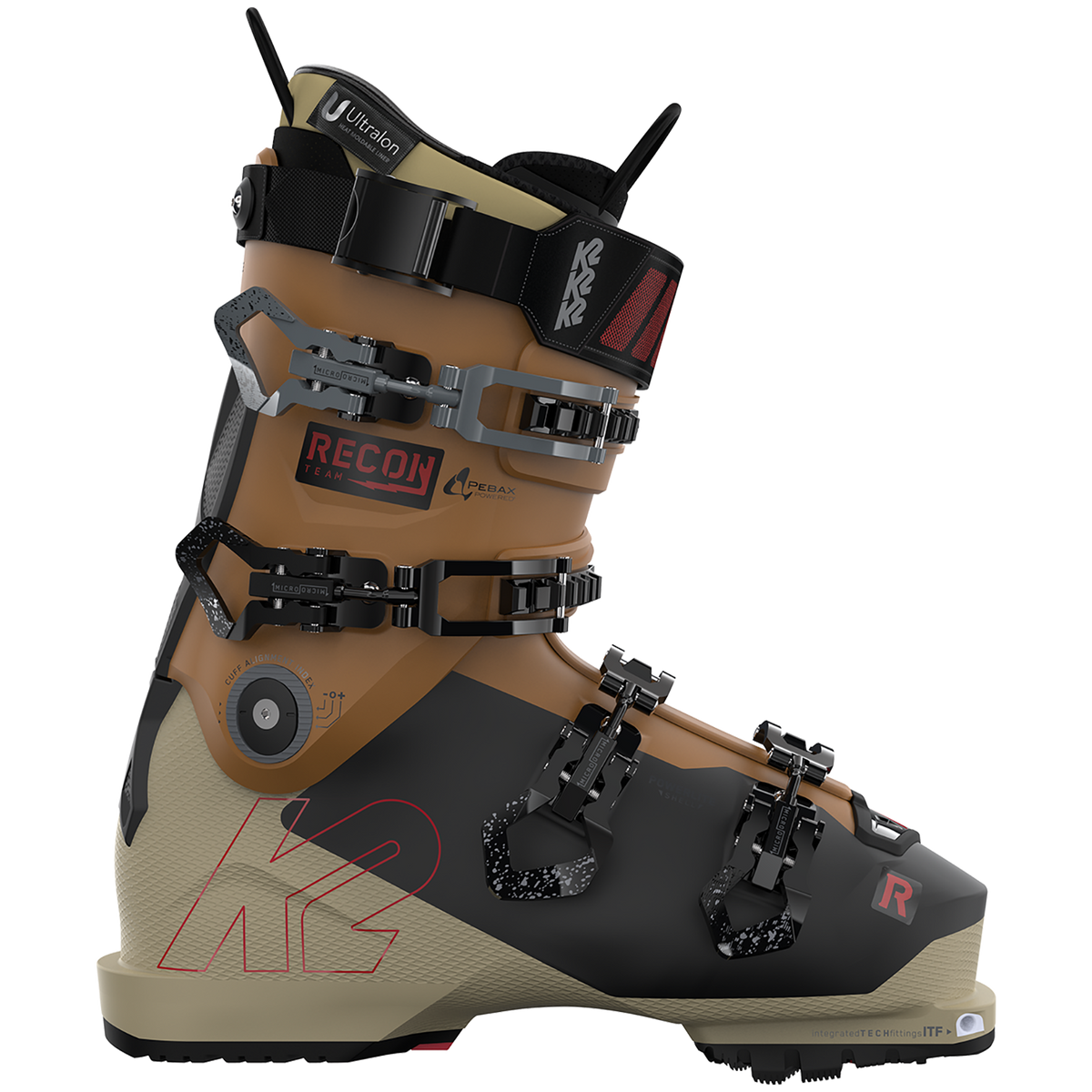 K2 Recon Team Ski Boots 2023 Brown