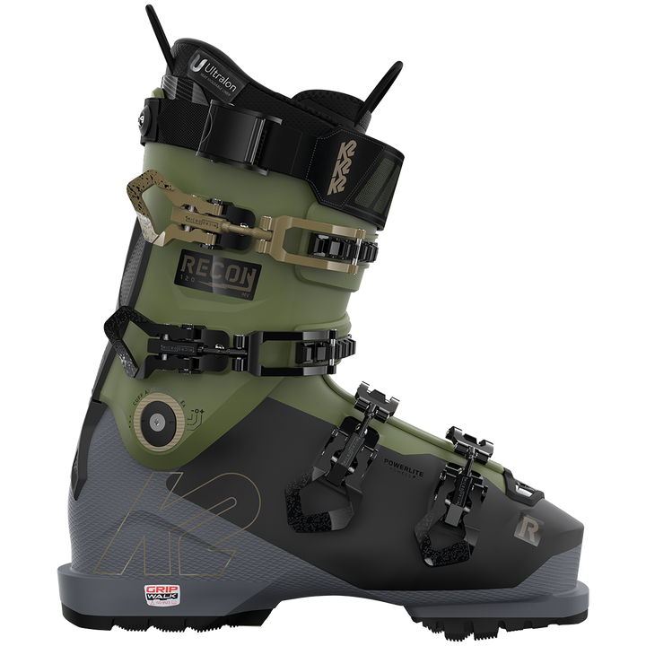 K2 Recon 120 MV Ski Boots 2023 Black/Green