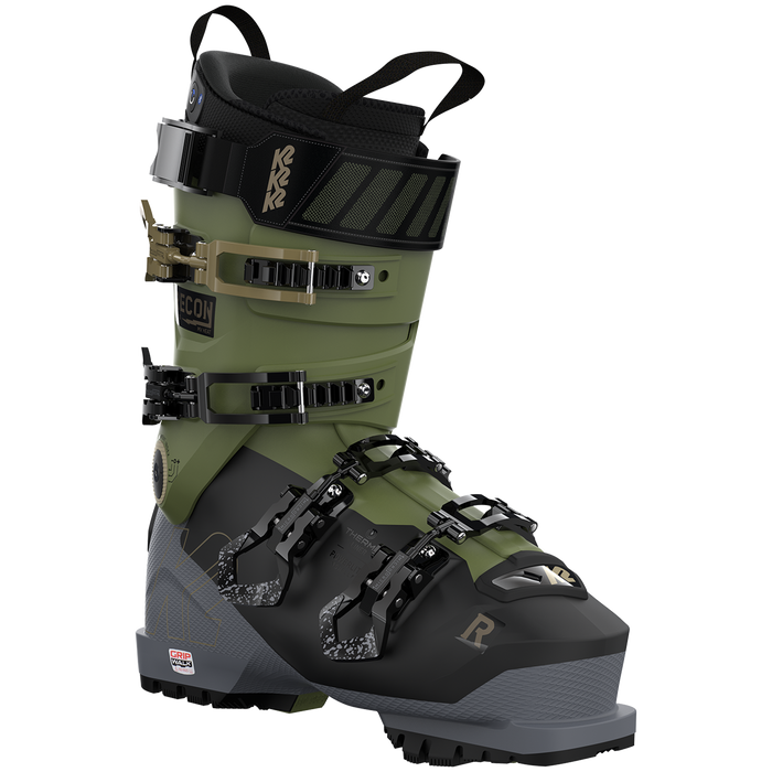 K2 Recon 120 Heat Ski Boots 2023 Black/Green