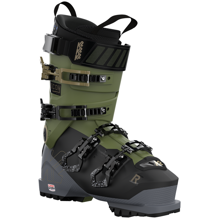 K2 Recon 120 Heat Ski Boots 2023 Black/Green