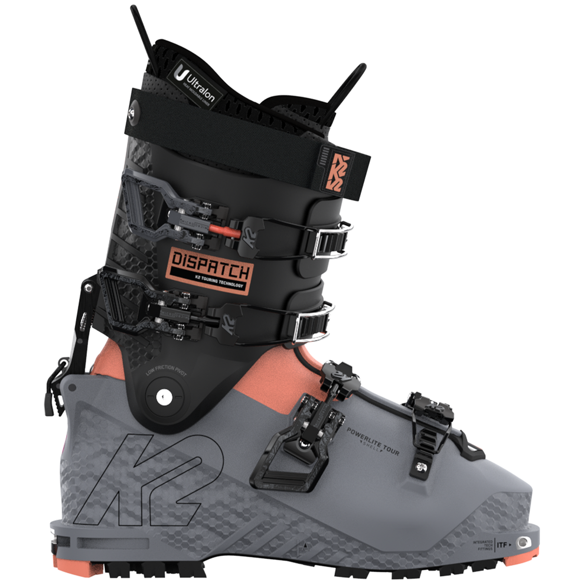 K2 Dispatch W Alpine Touring Ski Boots - Women's 2023 Gray/Pink