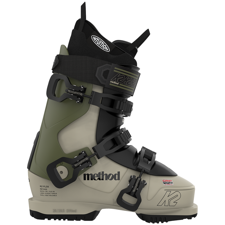 K2 FL3X Method Ski Boots 2023 Beige/Brown