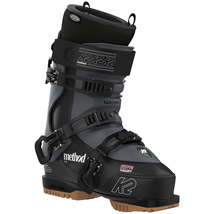 K2 FL3X Method Pro Ski Boots 2023 Black/Gray