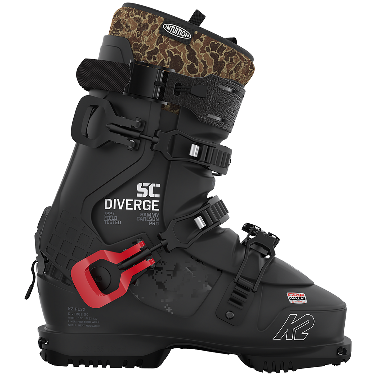 K2 FL3X Diverge SC Alpine Touring Ski Boots 2023 Black