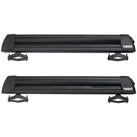 Thule Universal Ski & Snowboard Rack with Locks Black::Black