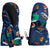 Quiksilver Indie Mittens - Boys' Insignia Blue Snow Aloha