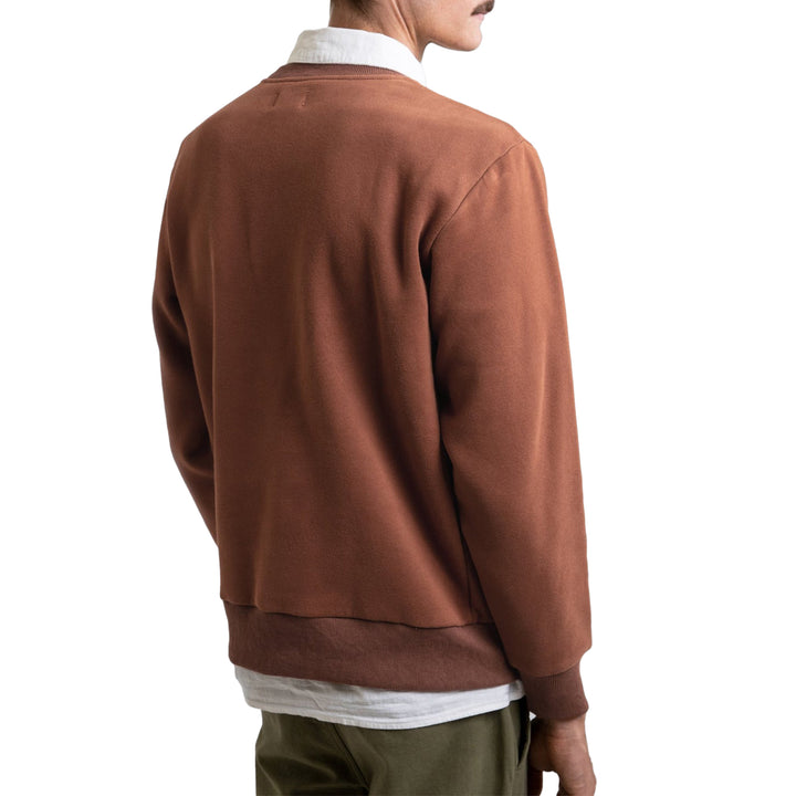 Rhythm Classic Fleece Crew Sweatshirt - Men's Baked Clay