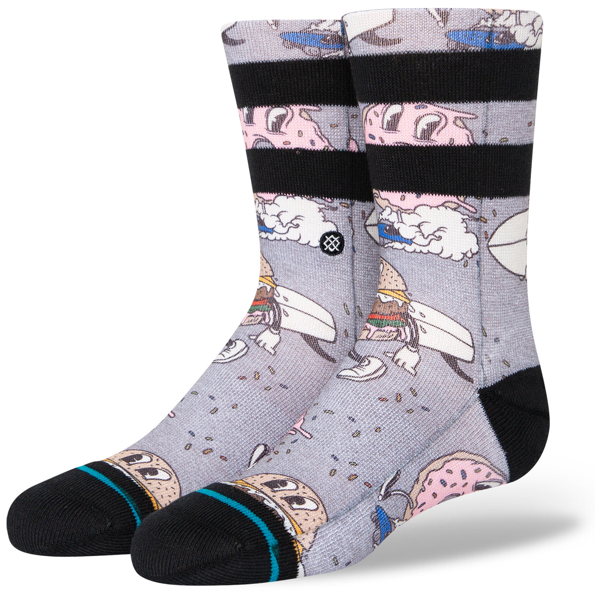 Stance Cruz Socks - Kids' Grey