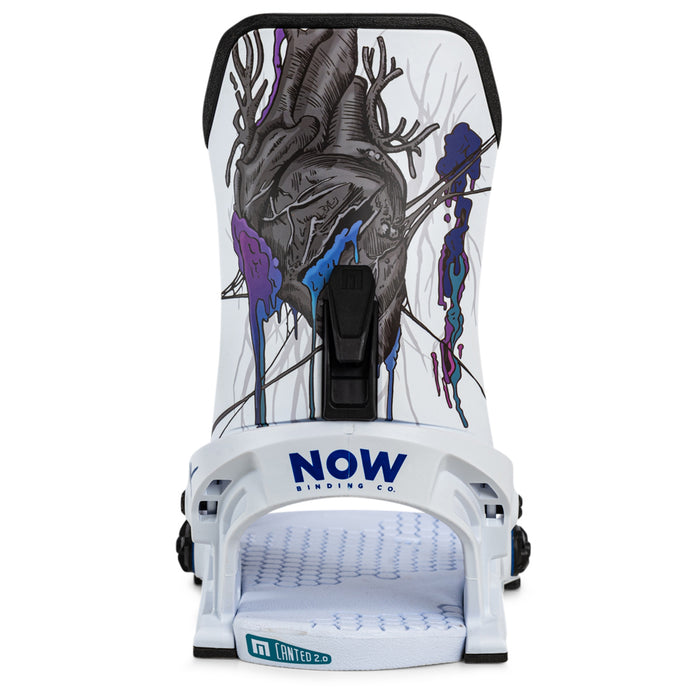 Now Select Pro x Kowalchuk Snowboard Bindings 2023 White