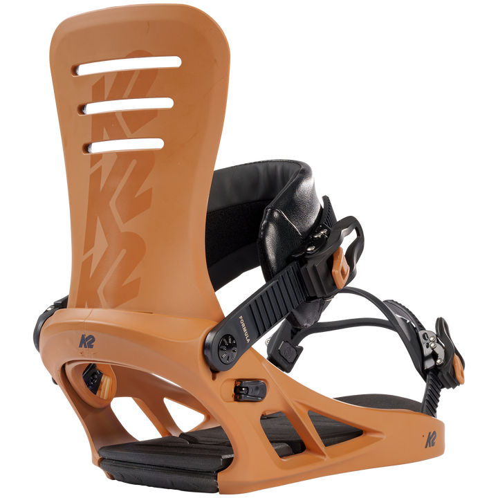 K2 Formula Snowboard Bindings 2023 Brown