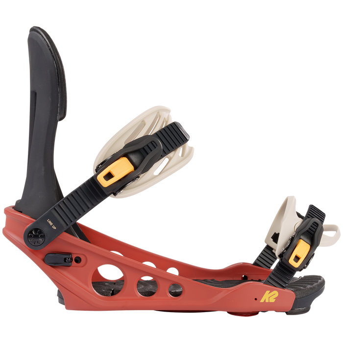 K2 Line Up Snowboard Bindings 2023 Undercover Black