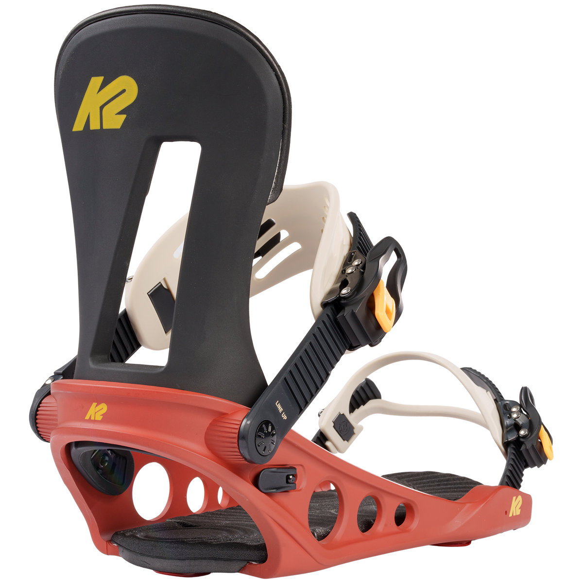 K2 Line Up Snowboard Bindings 2023 Undercover Black