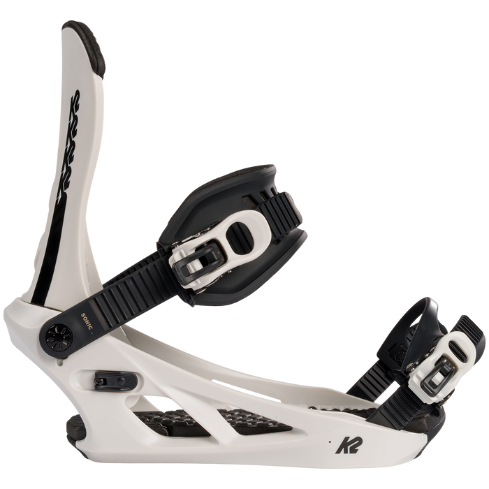 K2 Sonic Snowboard Bindings Off White