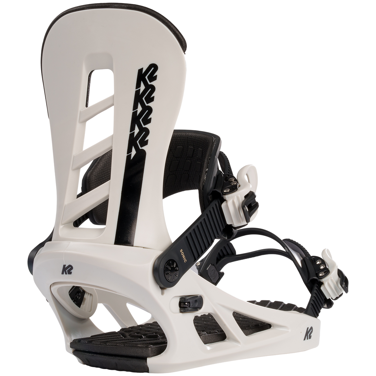 K2 Sonic Snowboard Bindings Off White
