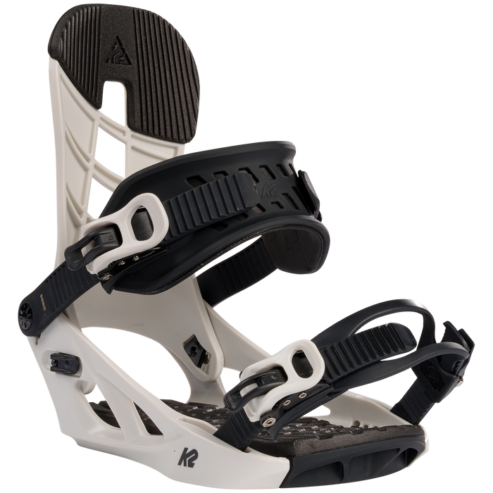 K2 Sonic Snowboard Bindings Off White