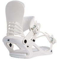 K2 Cassette Snowboard Bindings - Women's White::White
