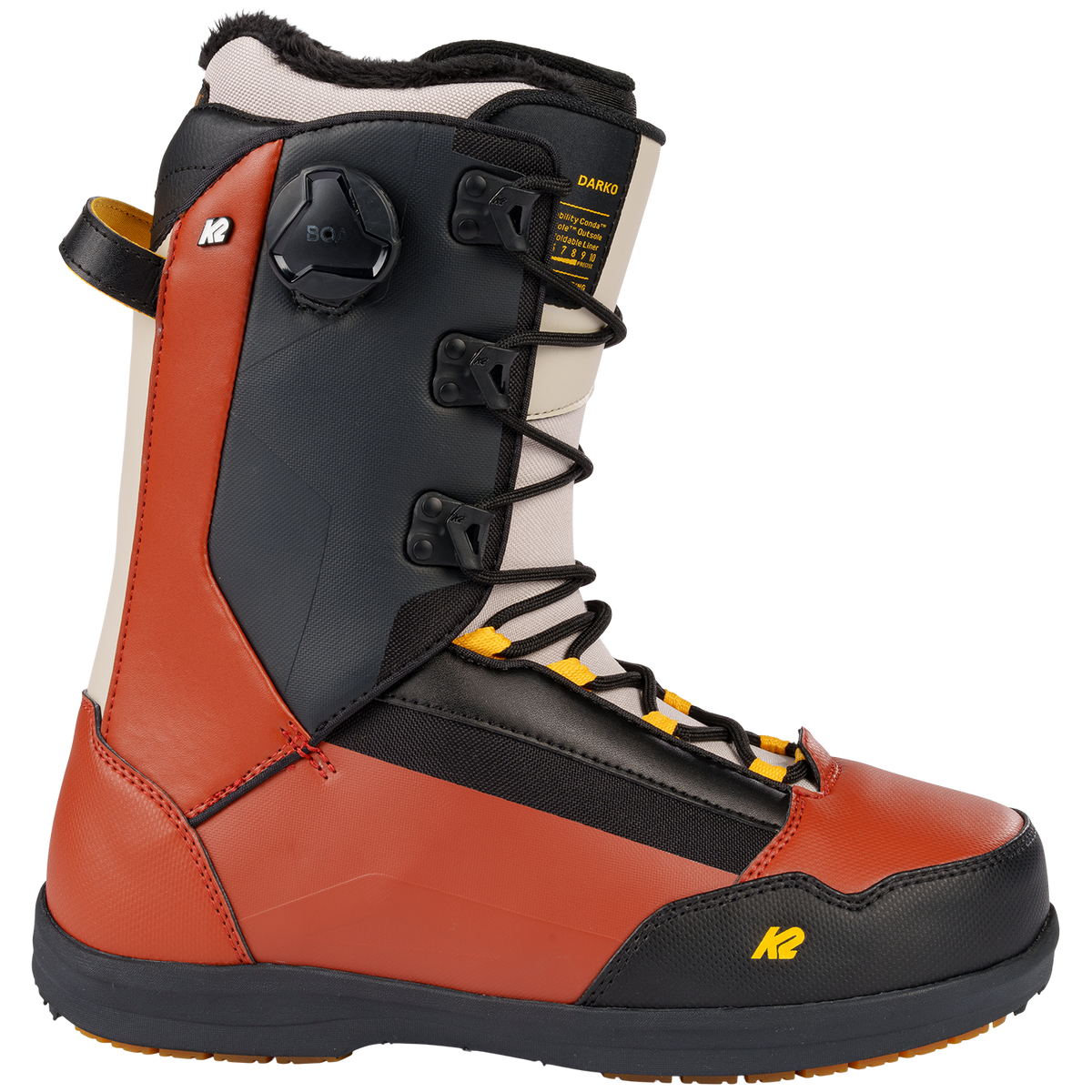 K2 Darko Snowboard Boots 2023 Undercover Black
