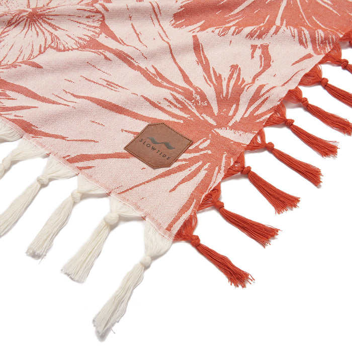 Slowtide Koki'o Throw Blanket Red