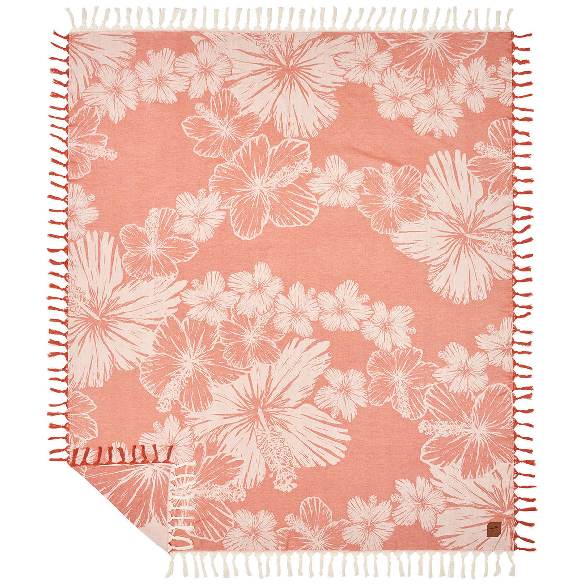 Slowtide Koki'o Throw Blanket Red