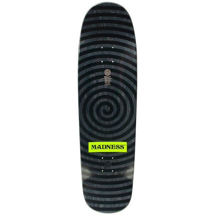Madness Out Of Mind R7 Neon Yellow 9.13 Skateboard Deck