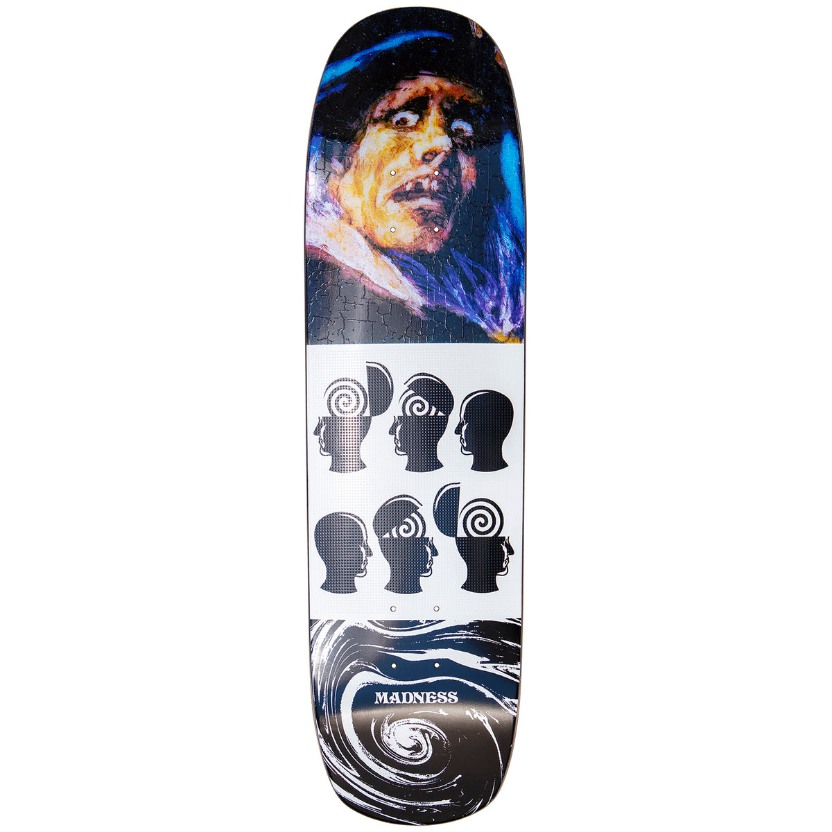 Madness Mind Control Super Sap R7 Black/White 8.375 Skateboard Deck