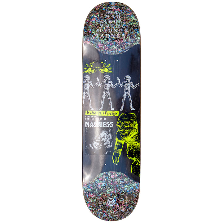 Madness Alex Delusion Slick Super Sap Perelson/Black 8.38 Skateboard Deck