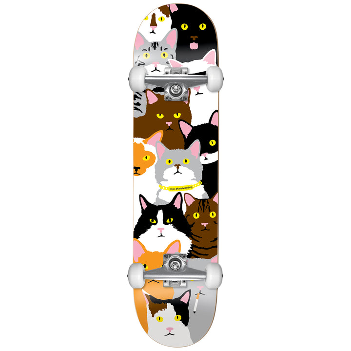 Enjoi Cat CollageYouth FP 7.0 Skateboard Complete - Toddlers'