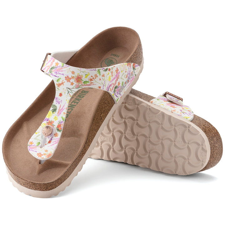 Birkenstock Gizeh Vegan Birko-Flor Sandals - Women's Summer Garden Rose
