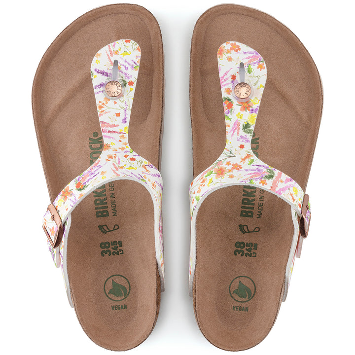 Birkenstock Gizeh Vegan Birko-Flor Sandals - Women's Summer Garden Rose