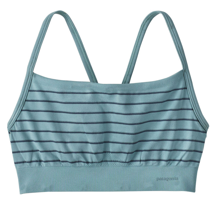 Patagonia Active Mesh Bra - Women's Sentinel Stripe/Upwell Blue