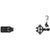 Atomic Backland Pure Alpine Touring Ski Bindings 2025 Black/Gunmetal
