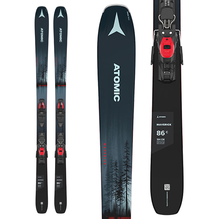 Atomic Maverick 86 C Skis + M10 GW Bindings 2023