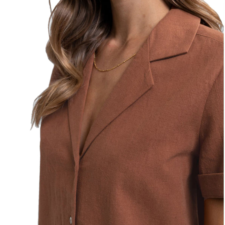 Rhythm Classic Short-Sleeve Top - Women's Baked Clay