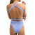 Rhythm Wave Break Cross Back Top - Women's Violet