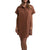 Rhythm Classic Linen Shirt Dress - Women's Baked Clay