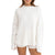 Rhythm Classic Knit Jumper Shirt - Women's Cream