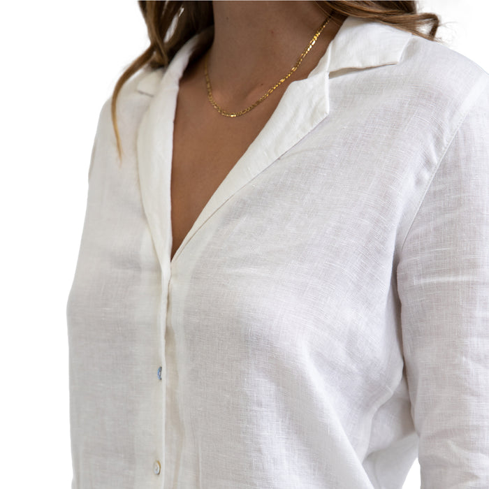 Rhythm Classic Long-Sleeve Shirt - Women's White