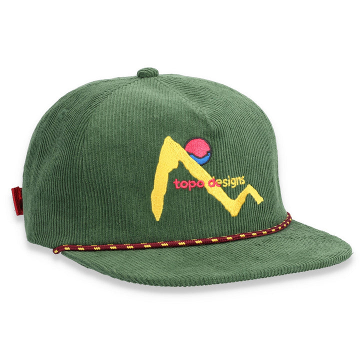 Topo Designs Sunset Corduroy Trucker Hat Olive