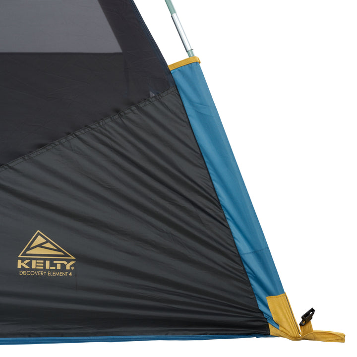 Kelty Discovery Element 4-Person Tent  Iceberg Green/Agean Blue
